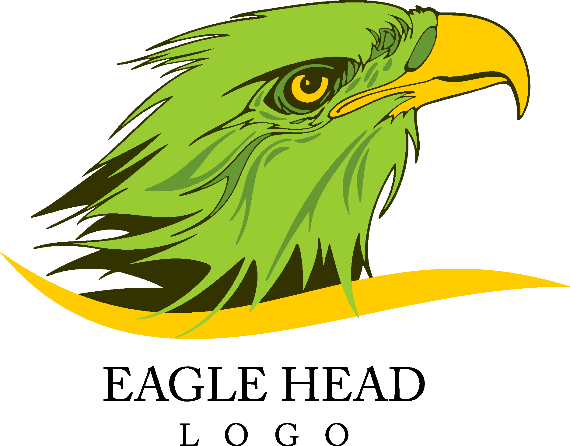 Eagle Head Bird Art Logo Vector Logo